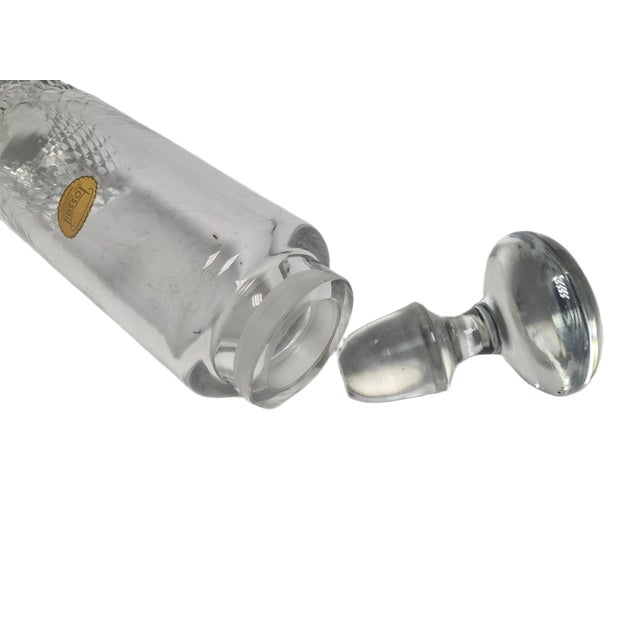 Art Deco Crystal Carafe from Possell, Germany, 1960s For Sale - Image 12 of 15
