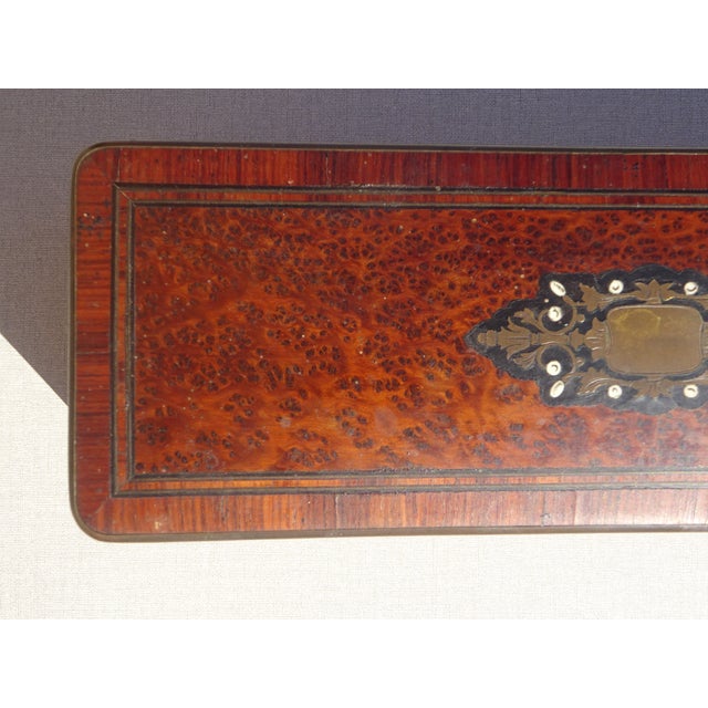 Cedar Wood Pen Case, 1800s For Sale - Image 14 of 18