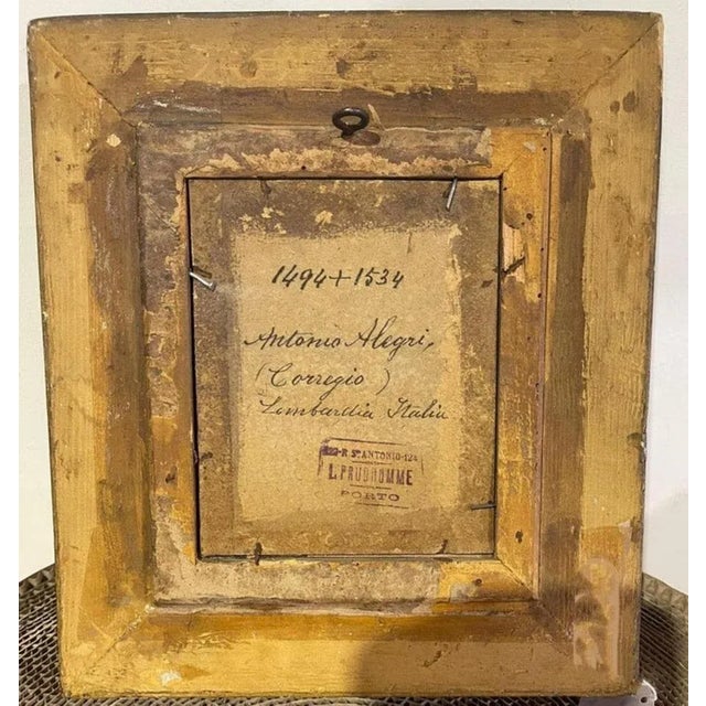 Antonio Alegri, (Correggio - 1494-1534) Our Lady with the Child Jesus oil on copper, Italian School 16th century with...