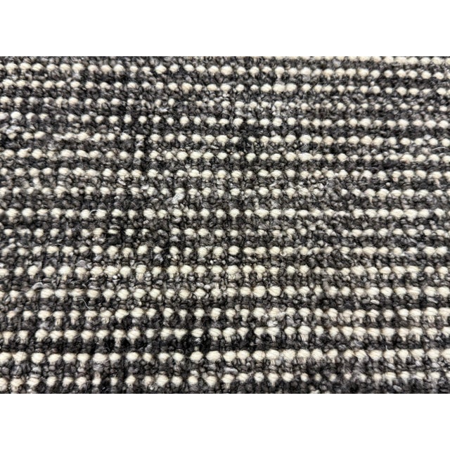 Ivory 9ft X 12ft Contemporary Textured Wool Area Rug For Sale - Image 8 of 12
