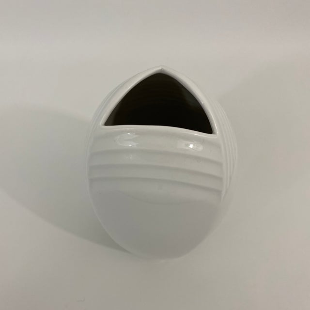 Germany Meissen Weifs White Porcelain Vase For Sale - Image 10 of 13