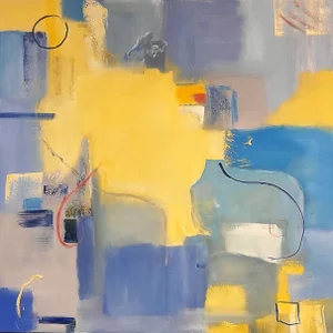 Original Large Artwork by Renounded Artist Christine Frisbee - Sun Breaking Through