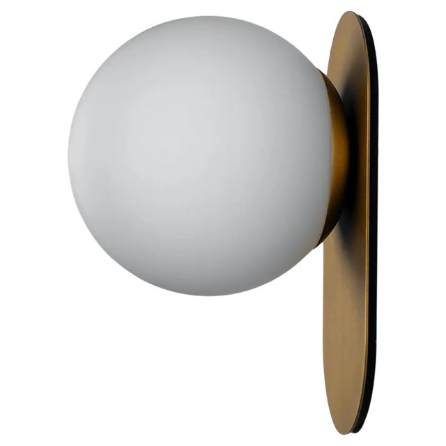 Gold Adrion Wall Sconce Sm by Schwung For Sale