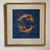 Offering a gorgous mid-20th century Pisces Zodiak needlepoint presented in its original gilded wood frame under glass....