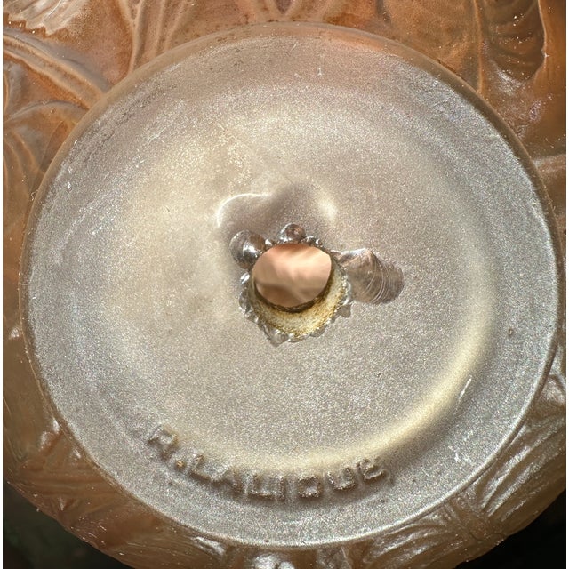 René Lalique Early Lalique Floral Vase For Sale - Image 4 of 5