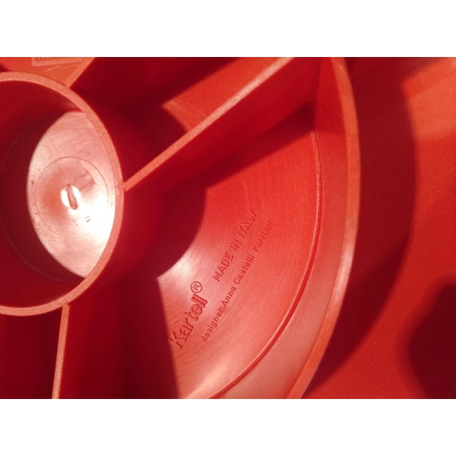 Stools in Red and Black from Kartell, Set of 5 For Sale - Image 10 of 13