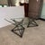 2010s Formations Dual Iron Pedestal Base Glass Dining Table For Sale - Image 5 of 16