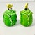 1970s Vintage Boho Chic Hollywood Regency Lettuce Leaf Salt & Pepper Shakers - A Pair. For Sale - Image 10 of 11