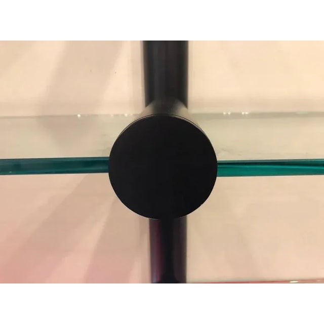 Modern Pace Collection "Obra" Wall Unit Janet Schwietzer, Three Section Illuminated For Sale - Image 3 of 13