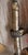Elegant pair of vintage gilt tole candle sconces, handcrafted in Italy and retaining their original impressed “ITALY”...