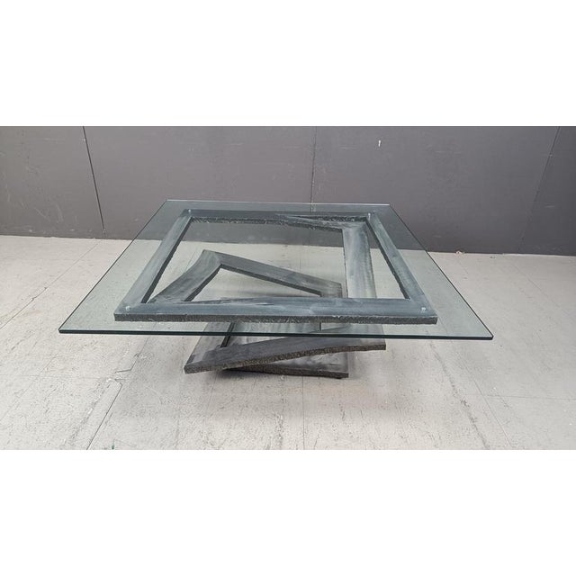 Fleur de Fer Coffee Table attributed to Maurice Barilone, 1980s For Sale - Image 4 of 15