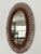 Italian Wall Mirror with Organic Wicker and Bamboo Frame, 1960s For Sale - Image 6 of 16