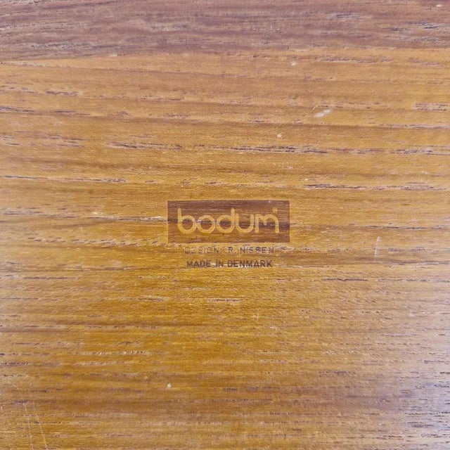 Teak Cutting Board with Built-in Knife by Richard Nissen for Bodum, 1980s For Sale - Image 9 of 10