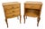 French Bedside Tables in Wood, Set of 2 For Sale
