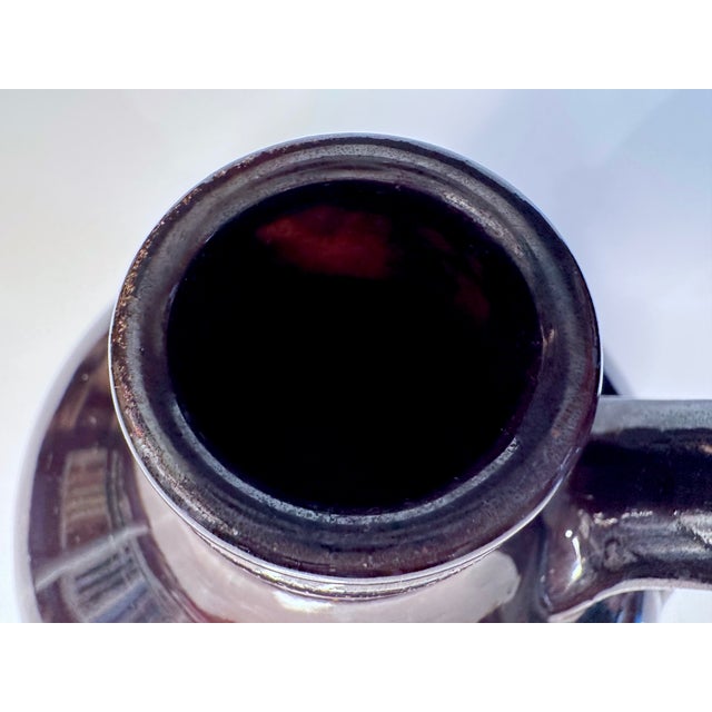 Mid-Century Modern Studio Ceramic Art Jug Vase from Helma Klett, Germany, 1950s For Sale - Image 3 of 11