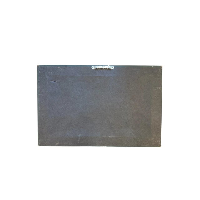 Late 20th Century Late 20th Century Set of 2 Reverse Painting on Glass William and Marry and University of New York, Framed For Sale - Image 5 of 5