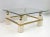 1970s Mid-Century French Coffee Table with Brass Horses from Maison Charles, 1970s For Sale - Image 5 of 11
