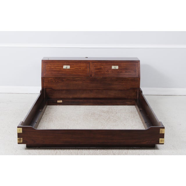 Age: Approx: 30 Years Old Details: High Quality Construction Mid Century Modern Traditional Style Solid Brass Hardware...