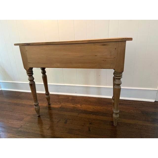 Vintage Pine Console Table For Sale - Image 11 of 12
