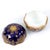 19th Century Antique Spherical Cobalt Blue Jewelled Porcelain Trinket Box from Coalport, 1880 For Sale - Image 5 of 11