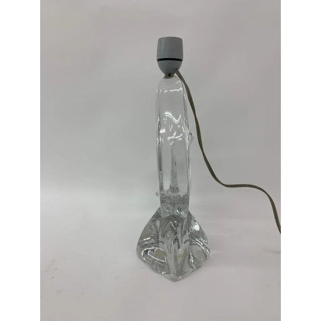 Vintage French Table Lamps in Crystal from Daum, 1950s, Set of 2 For Sale - Image 6 of 7