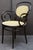 Bentwood Black Armchair With Caned Seat and Back From Italy (Two Available) For Sale - Image 9 of 12