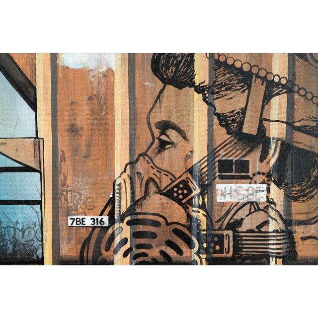 Jason Eatherly Colorado Bound Signed Contemporary Oil & Acrylic Painting For Sale In Detroit - Image 6 of 6