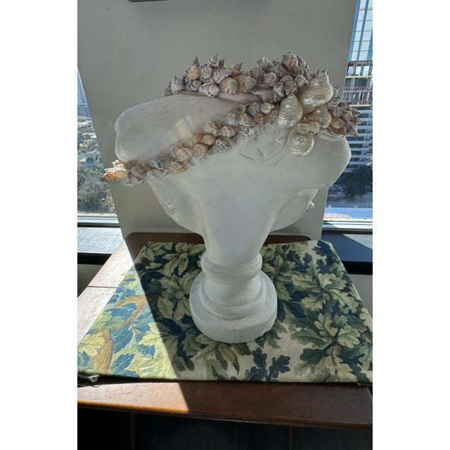Traditional Vintage Designer Seashell Bust, One of One For Sale - Image 3 of 10