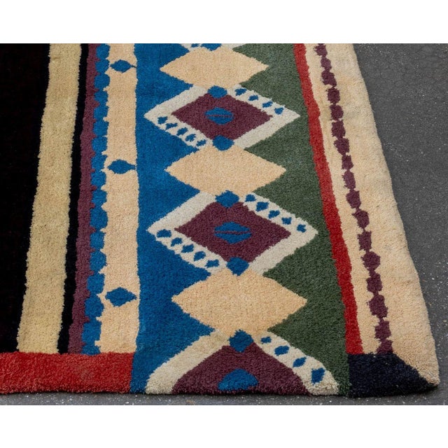 Abstract Modern Geometric Pattern Rug, 8' 11" X 6' 4" For Sale - Image 3 of 7