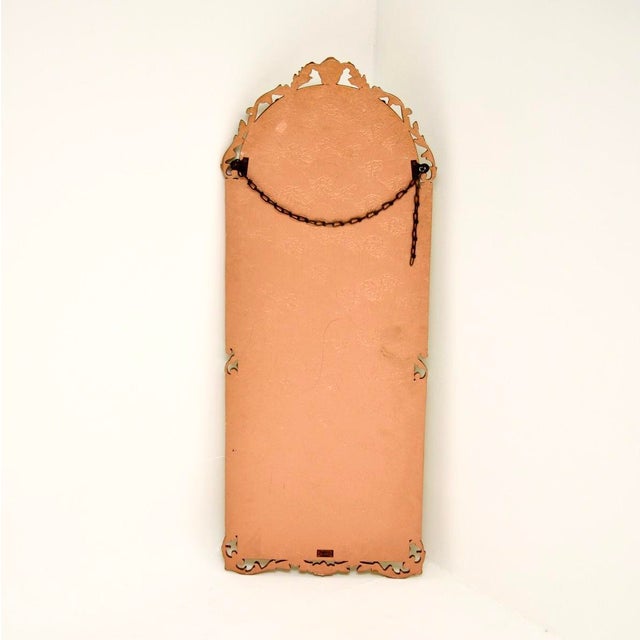 Glass Vintage Art Deco Mirrors, 1930s, Set of 2 For Sale - Image 7 of 8