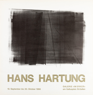 Hans Hartung, Composition abstraite, Lithograph