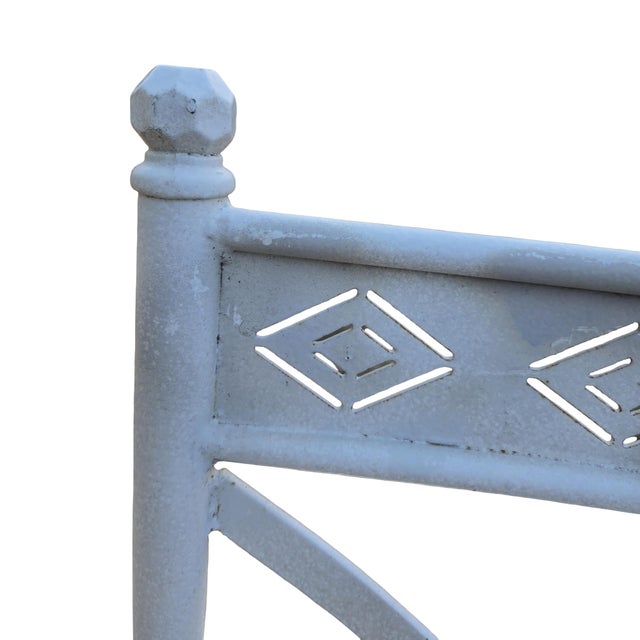 Late 20th Century Wrought Iron Chairs Set of 6 For Sale In New York - Image 6 of 13