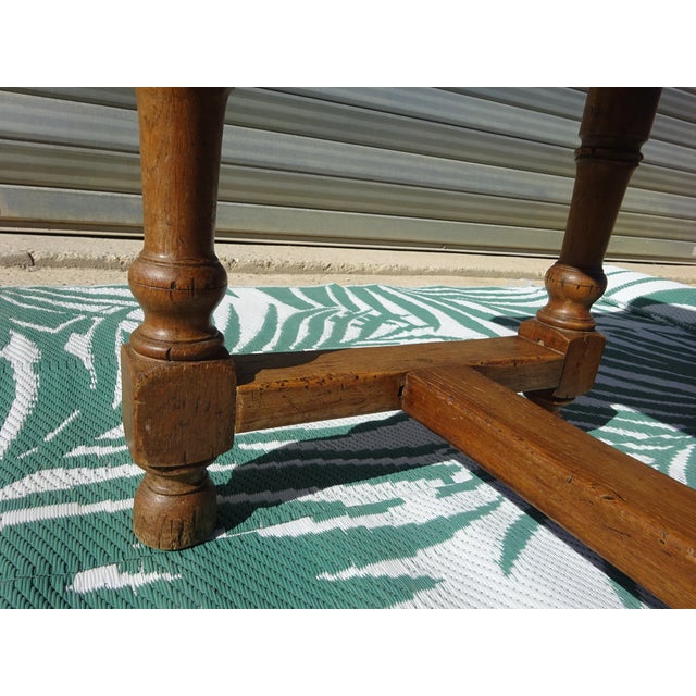 Rustic Oak Desk, 1930s For Sale - Image 18 of 18