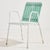 Austrian stackable garden armchair by Karasek on tubular metal frame with plastic seat and backrest from the 1980s. with...