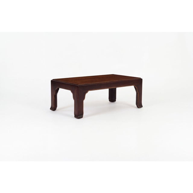 Mid-Century Modern John Stuart Coffee Table With Geometric Veneered Top, C. 1960s For Sale - Image 3 of 13