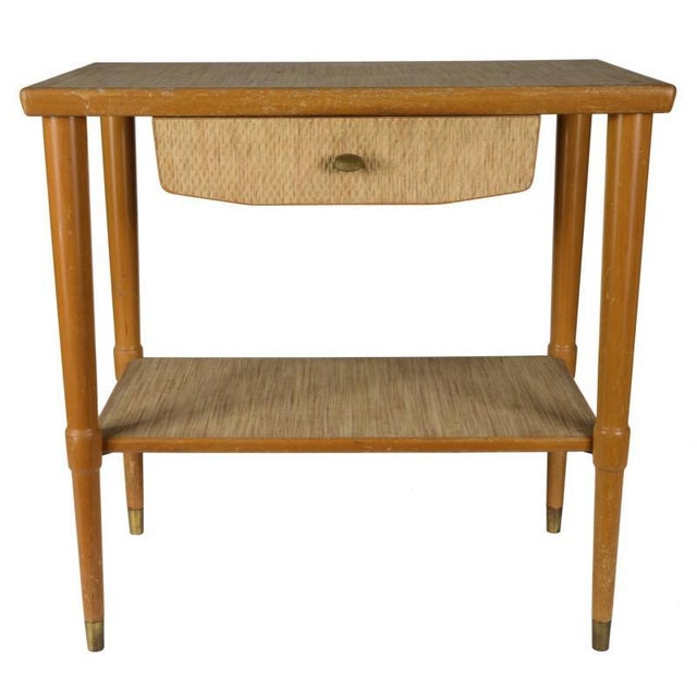 Shelf Table with Drawer, Italy, 1960s For Sale - Image 9 of 10