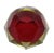 Vintage Italian Red and Yellow Faceted Glass Diamond Bowl by Flavio Poli, 1960s For Sale - Image 7 of 8