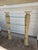 Glass Late 20th Century Neoclassical Revival Faux Stone 4-Tier Column Shelves For Sale - Image 7 of 11