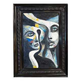 Clive Fredriksson, Composition, Acrylic on Canvas, Framed For Sale