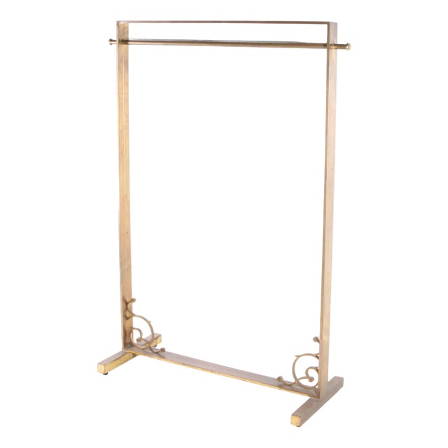 Vintage Rack in Brass For Sale