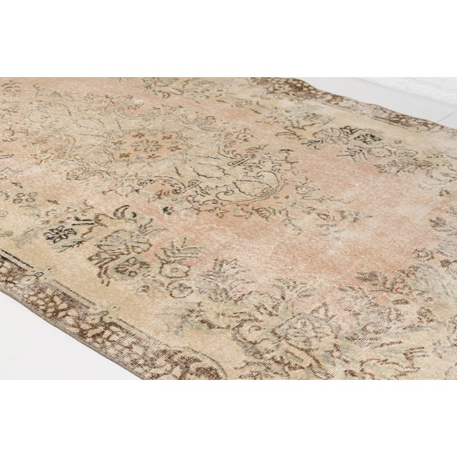 Vintage Turkish Area Rug, Hand-Knotted Wool, Traditional Anatolian Rug For Sale - Image 9 of 10