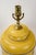Vintage Tole Tea Caddy Lamp in Mod Yellow For Sale In New York - Image 6 of 8