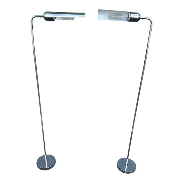 Vintage Floor Lamps - a Pair For Sale