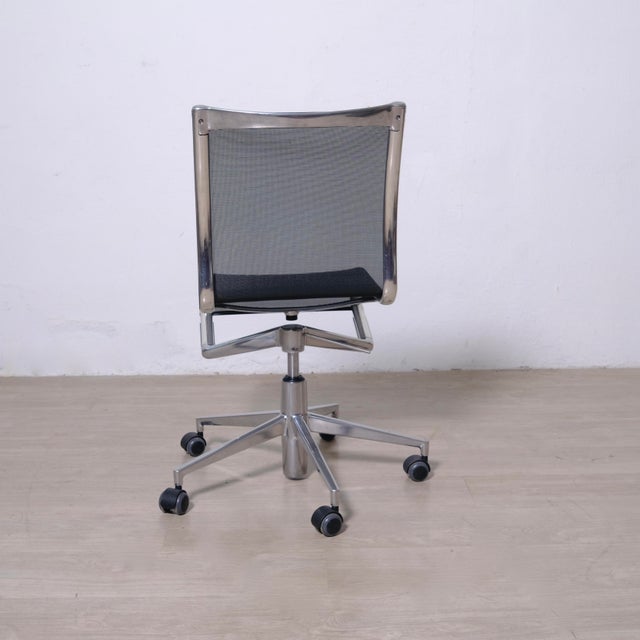 Black Alias ​​rollingframe 44 Office Chair by Alberto Meda, 2000s For Sale - Image 8 of 16