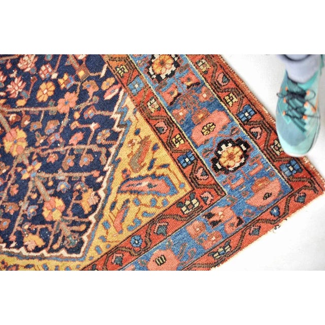 Serpent & Feline Tree of Life Hanging Rug 4.6 x 6.5 For Sale - Image 9 of 13