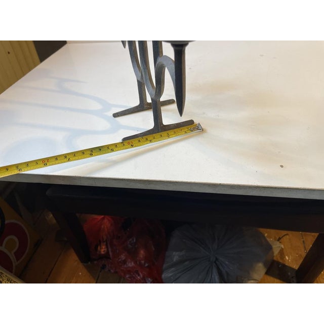 Black Cast Iron 5-Arm Candelabra by Jens Harald Quistgaard, 1960s For Sale - Image 6 of 7