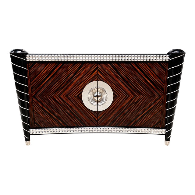 Vintage Wooden Sideboard, 1980s For Sale
