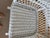 1990s Vintage White Wicker Rocking Chair For Sale - Image 5 of 12