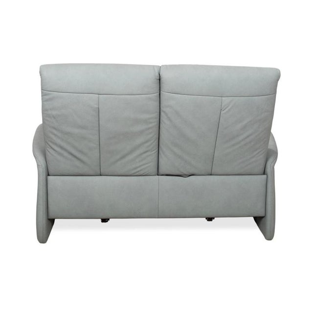 Varia 2-Seater Sofa in Grey Blue Leather from Mondo For Sale - Image 11 of 13