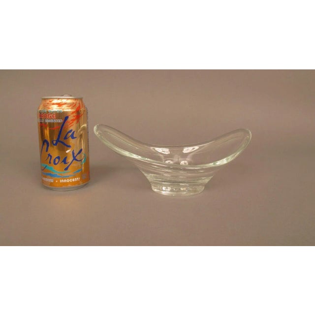 1960s 1960s Mid-Century Modern Clear Glass Sculptural Bubble Base Candy Bowl For Sale - Image 5 of 13